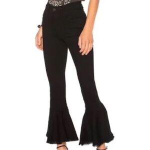 Citizens of humanity Drew High Rise Flounce Hem Jeans EE